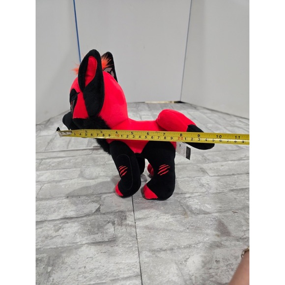 Evil Geniuses Domonique Sonic Fox Red Black 10" Fursona Plush Furry Cosplay - Picture 10 of 10
